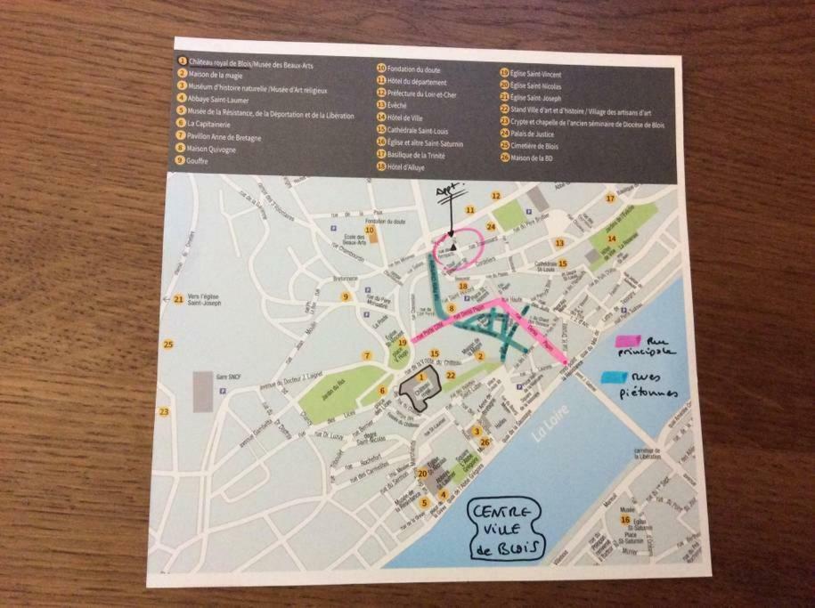 Loire Velo 3 Appartements Moderne Velo Parking 20 Places Velos Centre Ville Historique בלואה מראה חיצוני תמונה